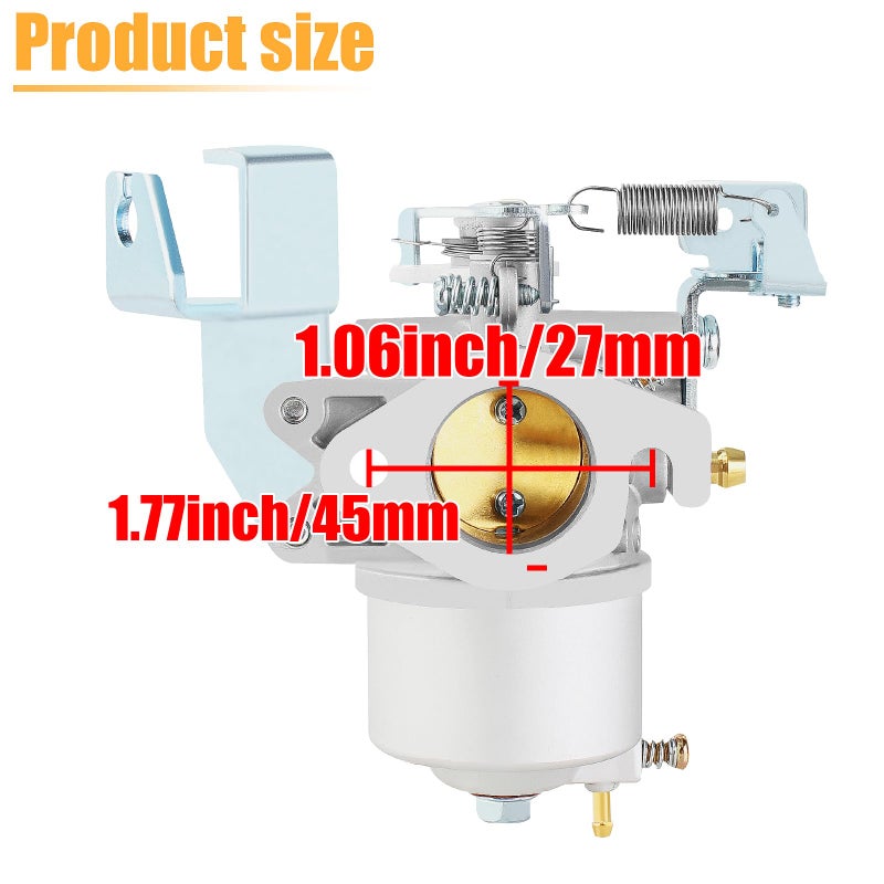 QAZAKY Carburetor Filter Intake Manifold Compatible with Yamaha Golf Cart G2 G5 G8 G9 G11 Gas 4-Cycle Engine Carb J38-14101-00 J38-14101-01 J38-14101-02 J38-13596-00 J38-14450-00 J10-14417-00 - Image 3